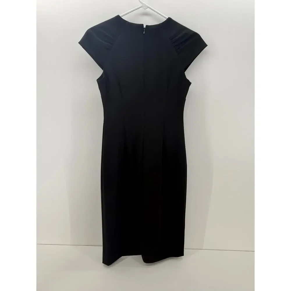 Calvin Klein Black Dress NWT size 2 - Picture 3 of 6